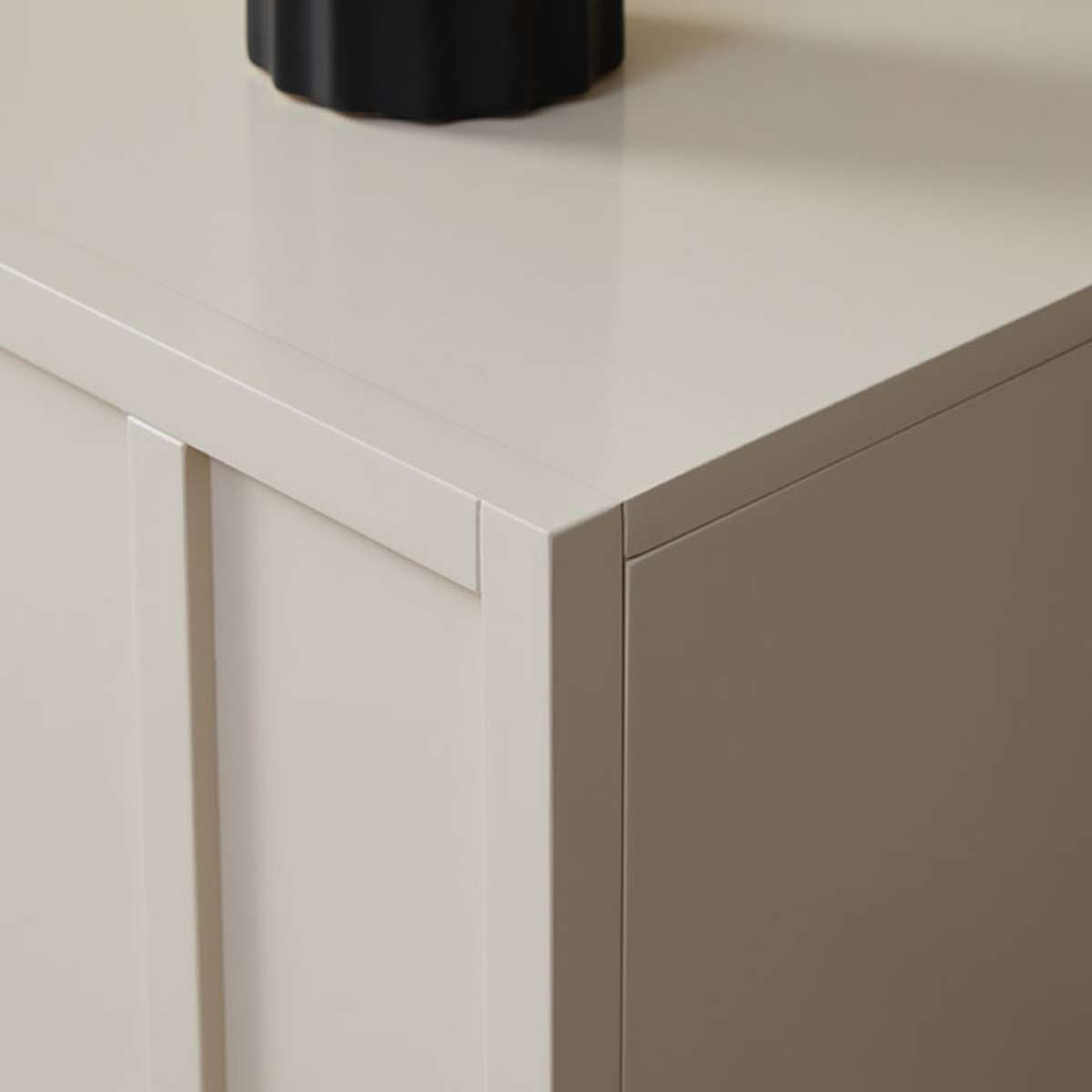 Emery Panel Entertainment Unit - Beige - Mocka New Zealand