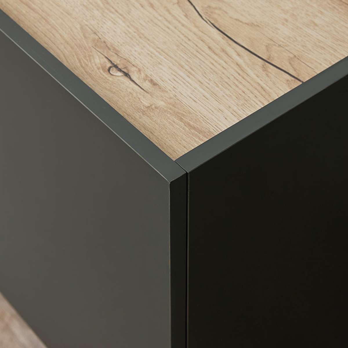 Murphy Entertainment Unit - Green/Natural - Mocka New Zealand