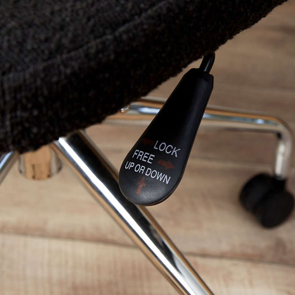 Asher Rattan Office Chair - Black/Natural - Mocka New Zealand