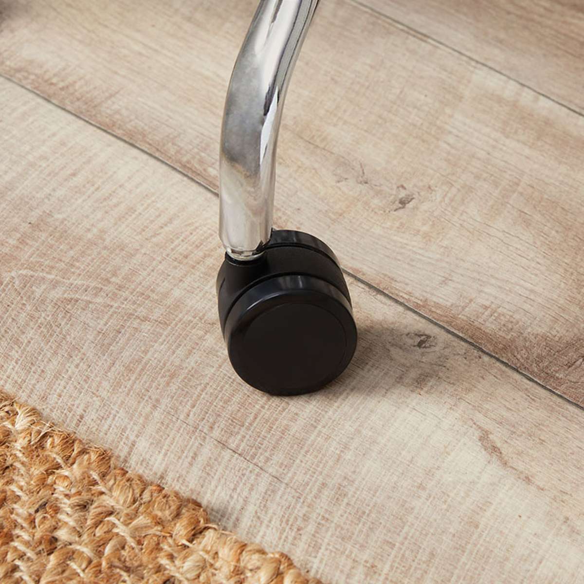 Asher Rattan Office Chair - Black/Natural - Mocka New Zealand