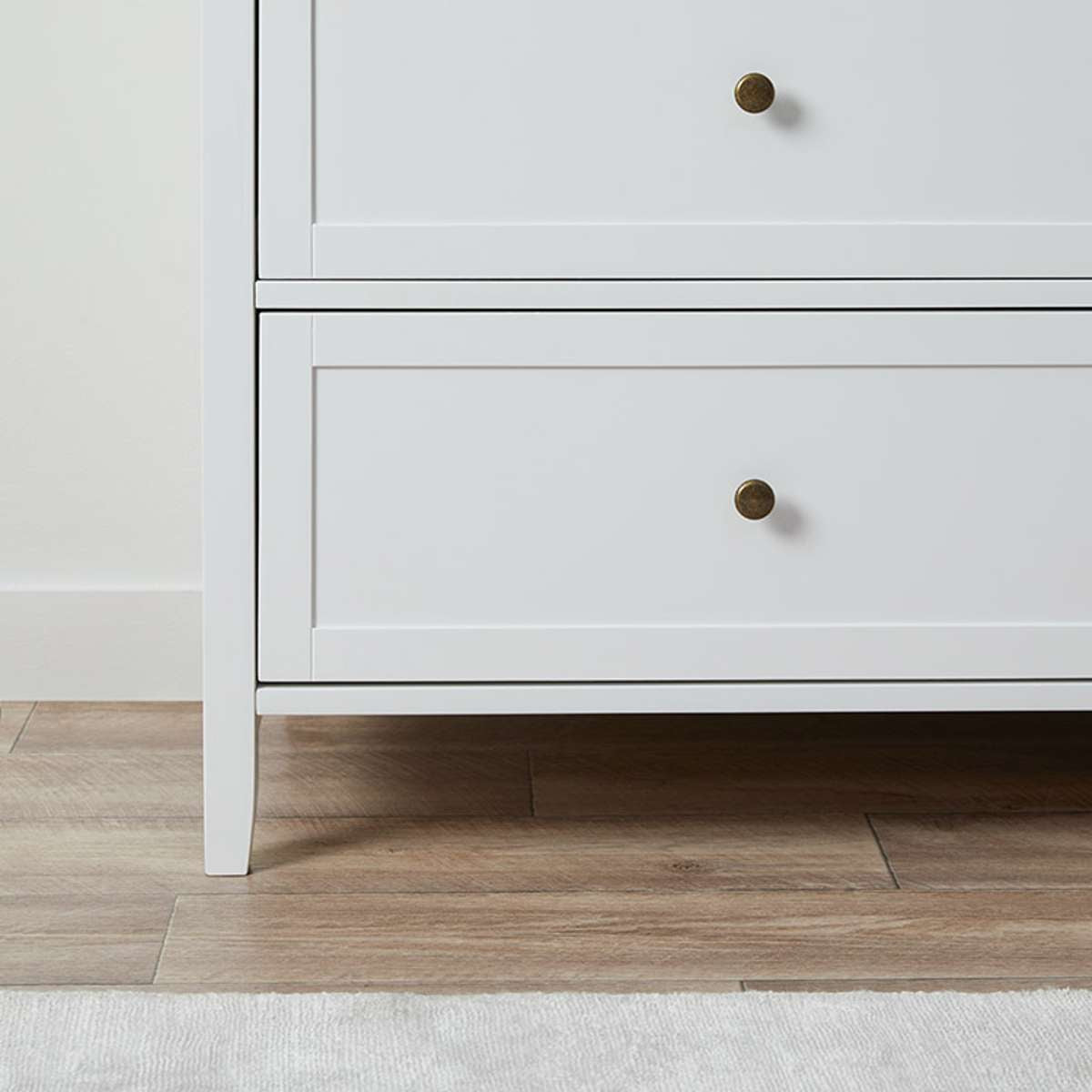 Cove Six Drawer - White - Mocka New Zealand