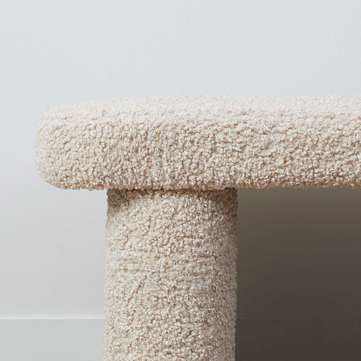 Shea Sherpa Bench Seat - Beige - Mocka New Zealand