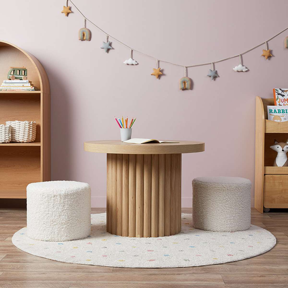 Mini Roo + Mini Moo Cream Two Seater Set - Mocka New Zealand