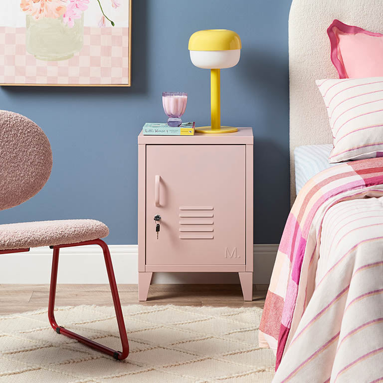 Mocka Original Locker Bedside - Pink - Mocka New Zealand