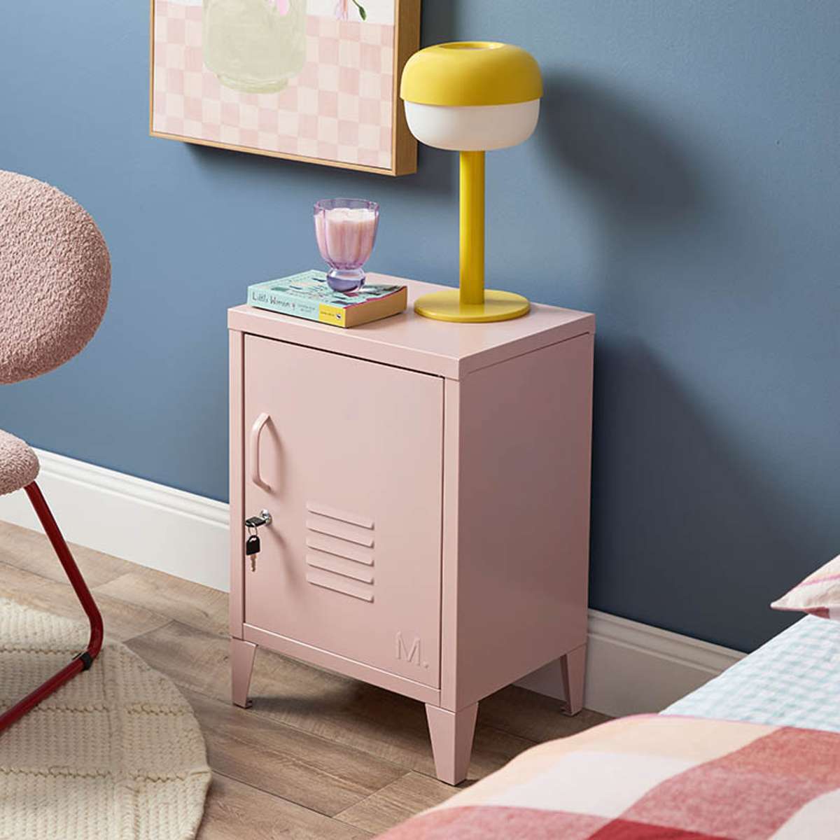 Mocka Original Locker Bedside - Pink - Mocka New Zealand