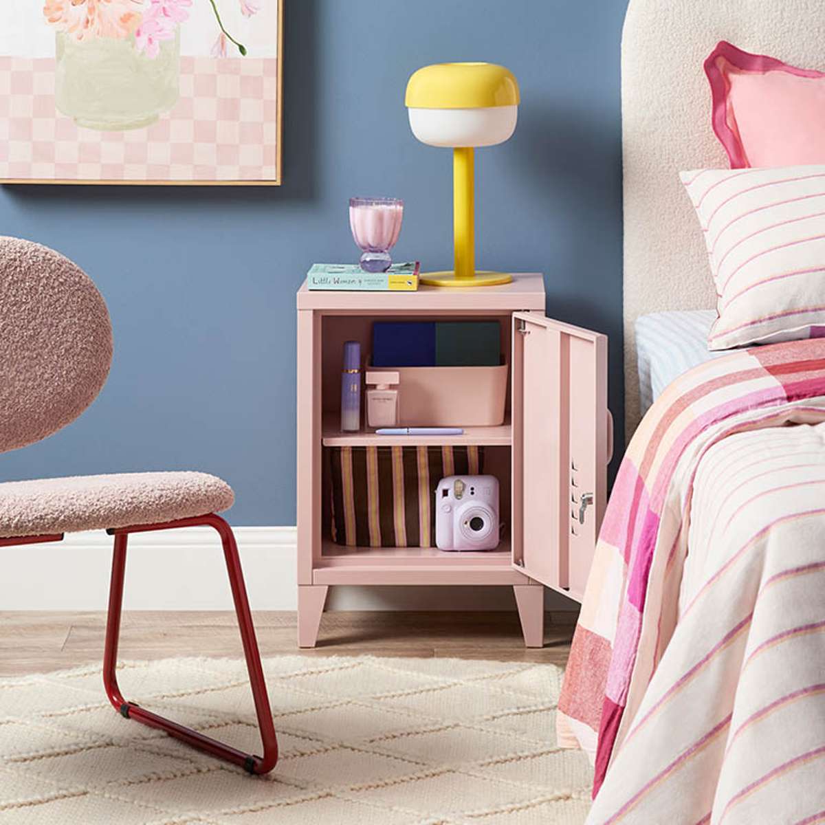 Mocka Original Locker Bedside - Pink - Mocka New Zealand