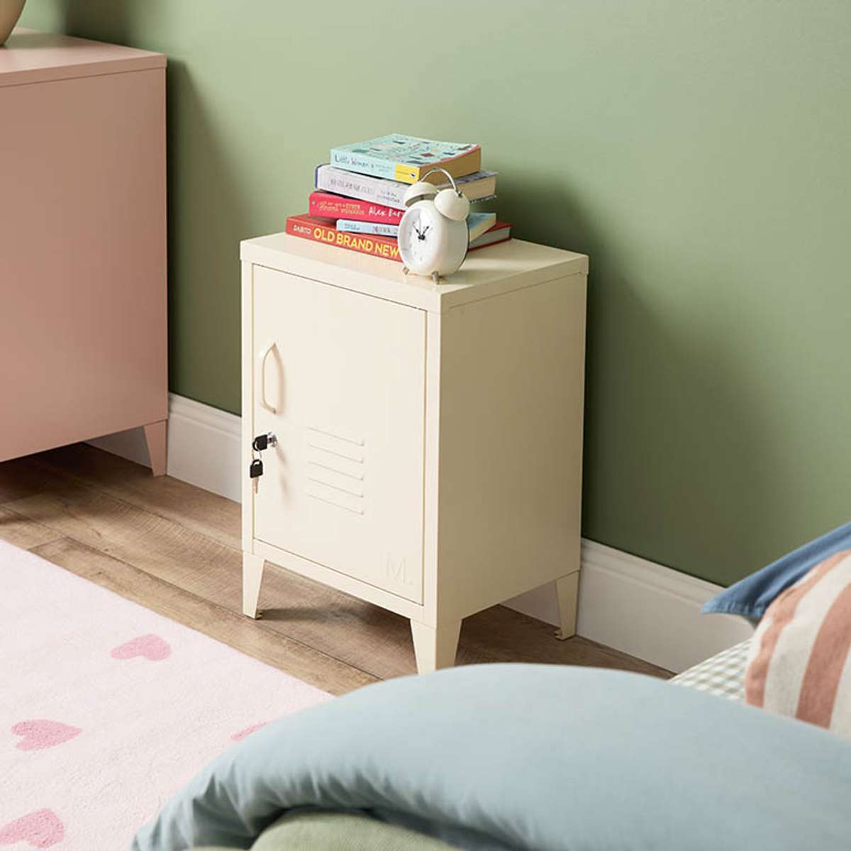 Mocka Original Locker Bedside - Cream - Mocka New Zealand