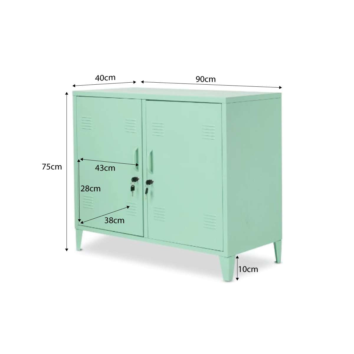 Mocka Original Locker Cabinet - Mint - Mocka New Zealand