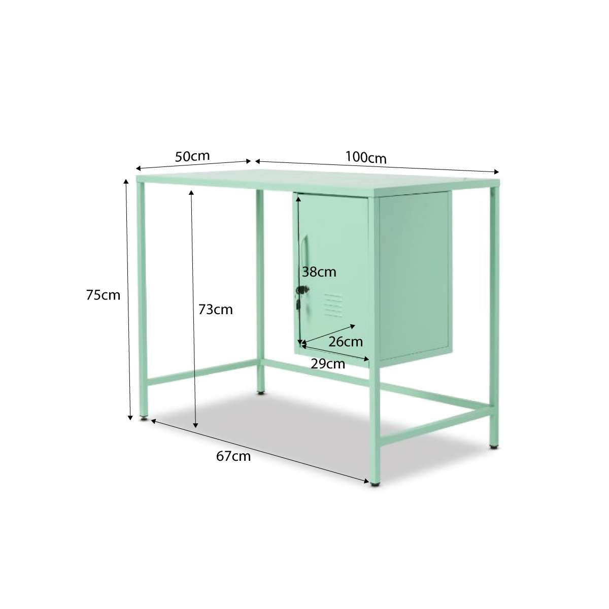 Mocka Original Locker Desk - Mint - Mocka New Zealand