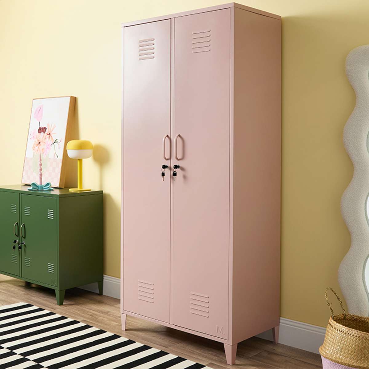 Mocka Original Locker Wardrobe - Pink - Mocka New Zealand