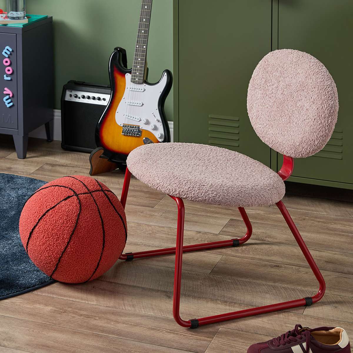 Charley Easy Chair - Pink/Red - Mocka New Zealand