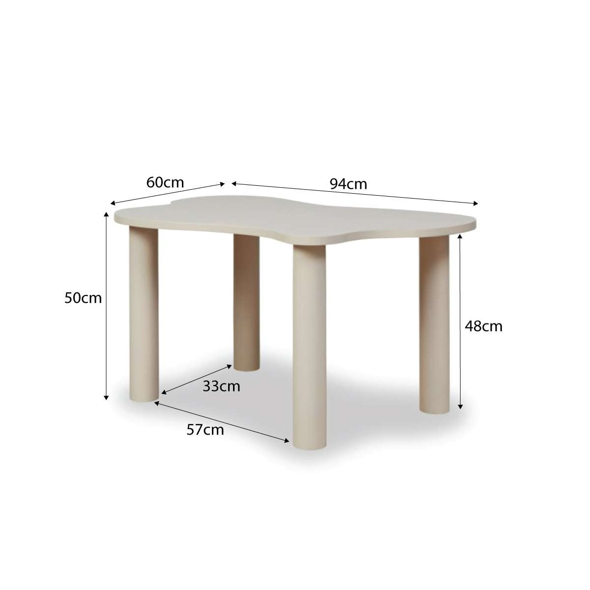 Mini Pebble Play Table - Beige - SECONDS - Mocka New Zealand