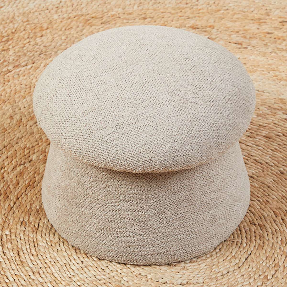 Mini Mushroom Stool - Set Of Two - Natural - Mocka New Zealand