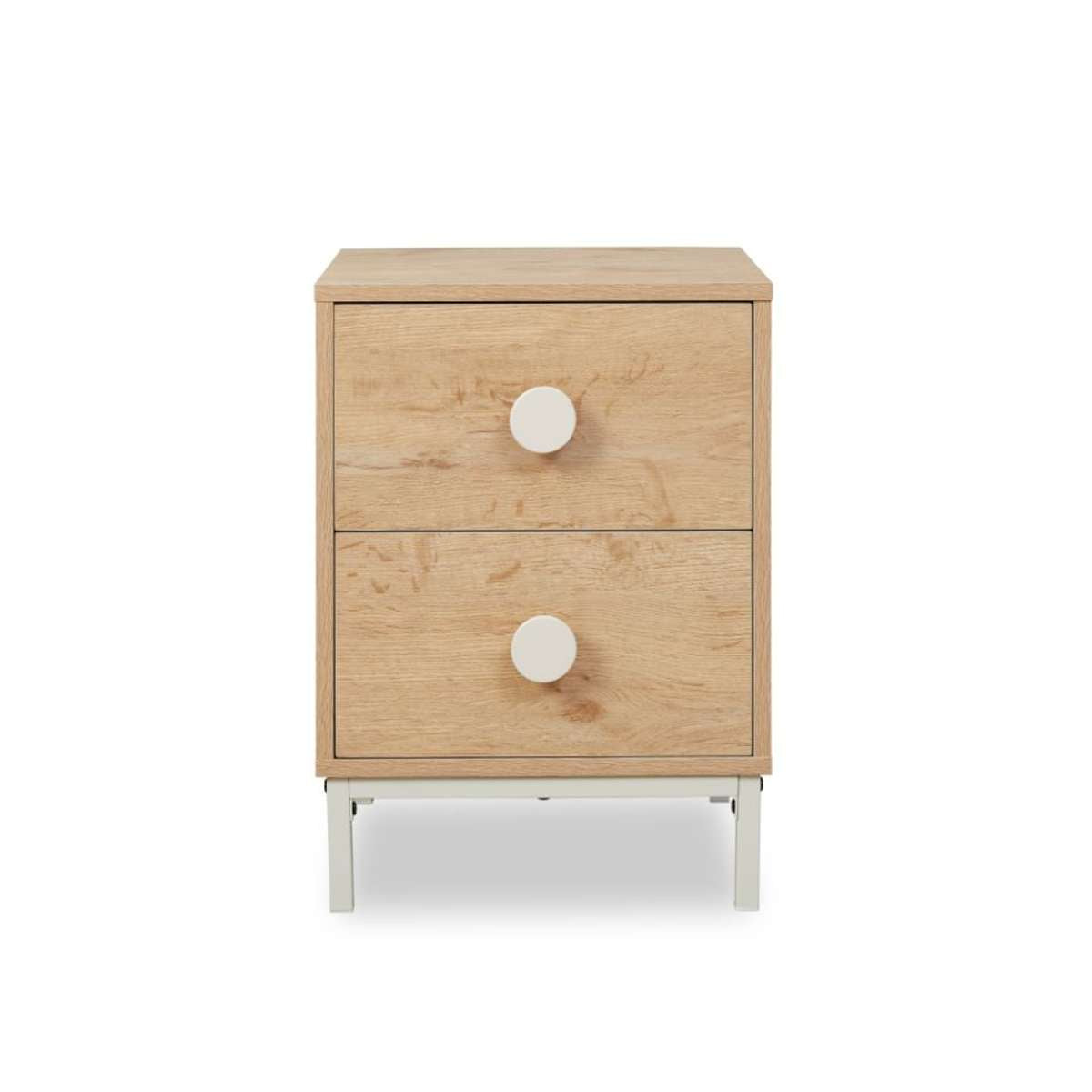 Spotty Bedside Table - Cream - Mocka New Zealand