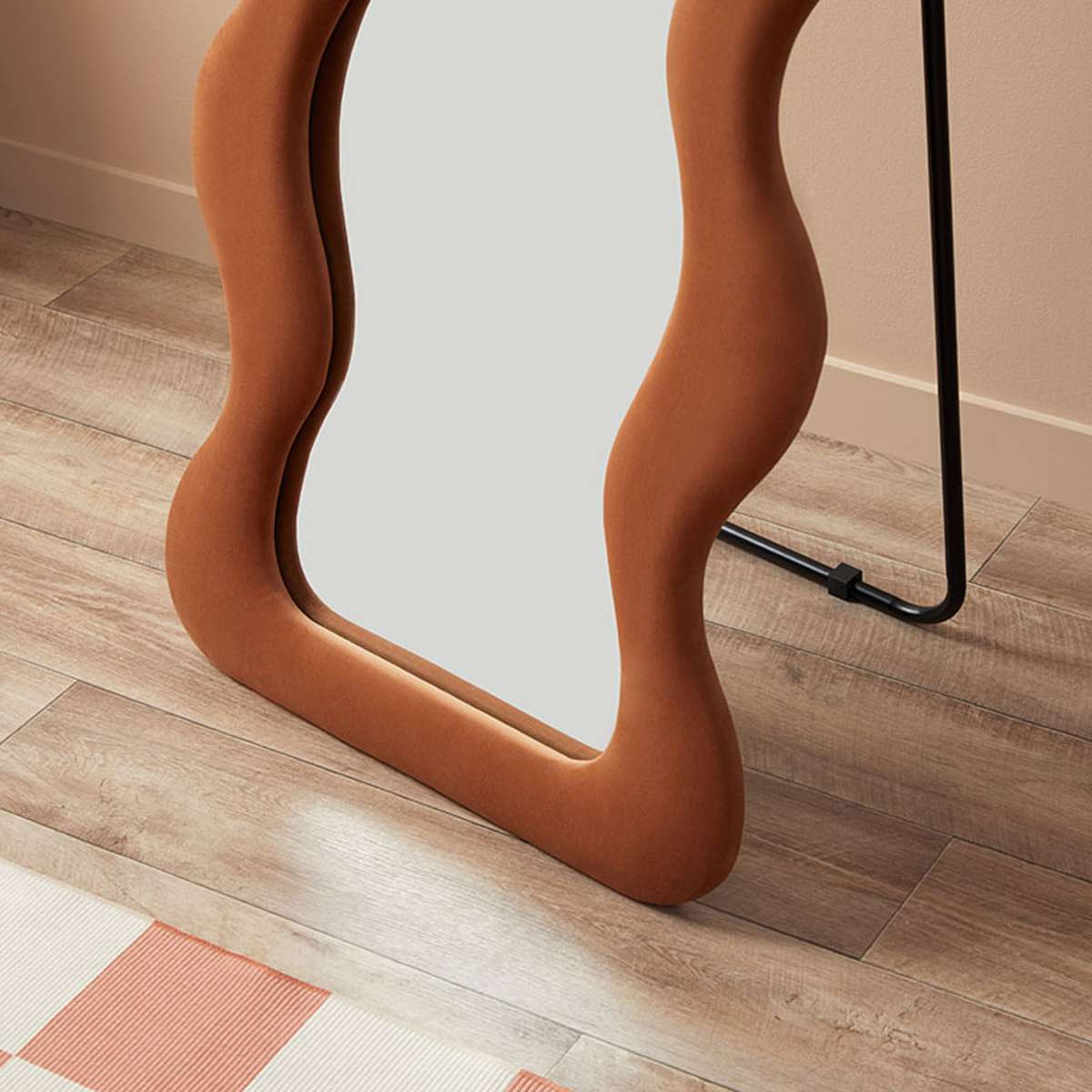 Wiggly Mirror - Rust - Mocka New Zealand