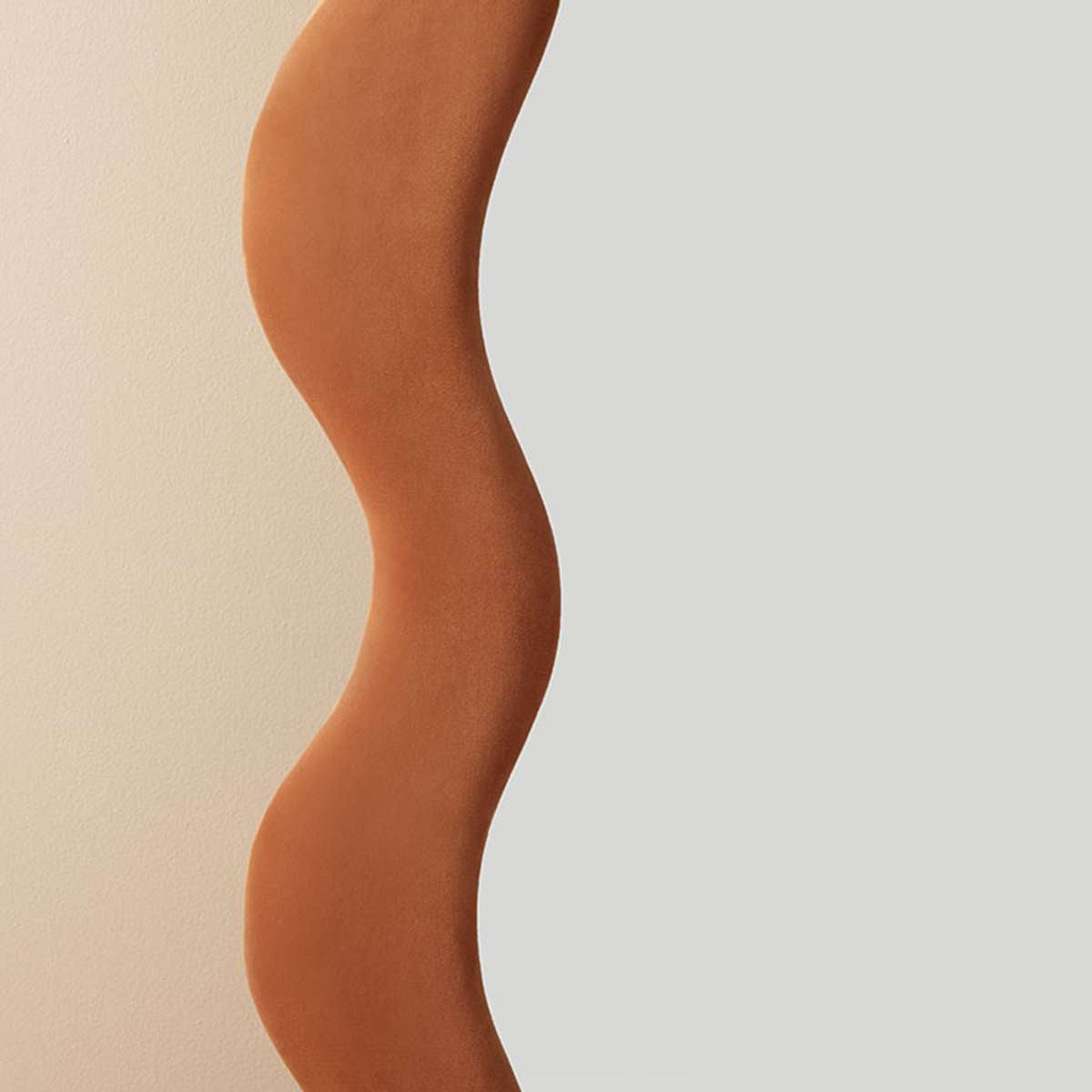 Wiggly Mirror - Rust - Mocka New Zealand