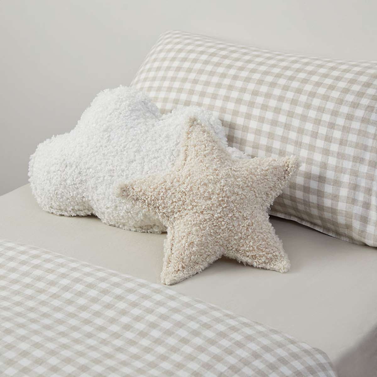 Sherpa Star Cushion - Mocka New Zealand