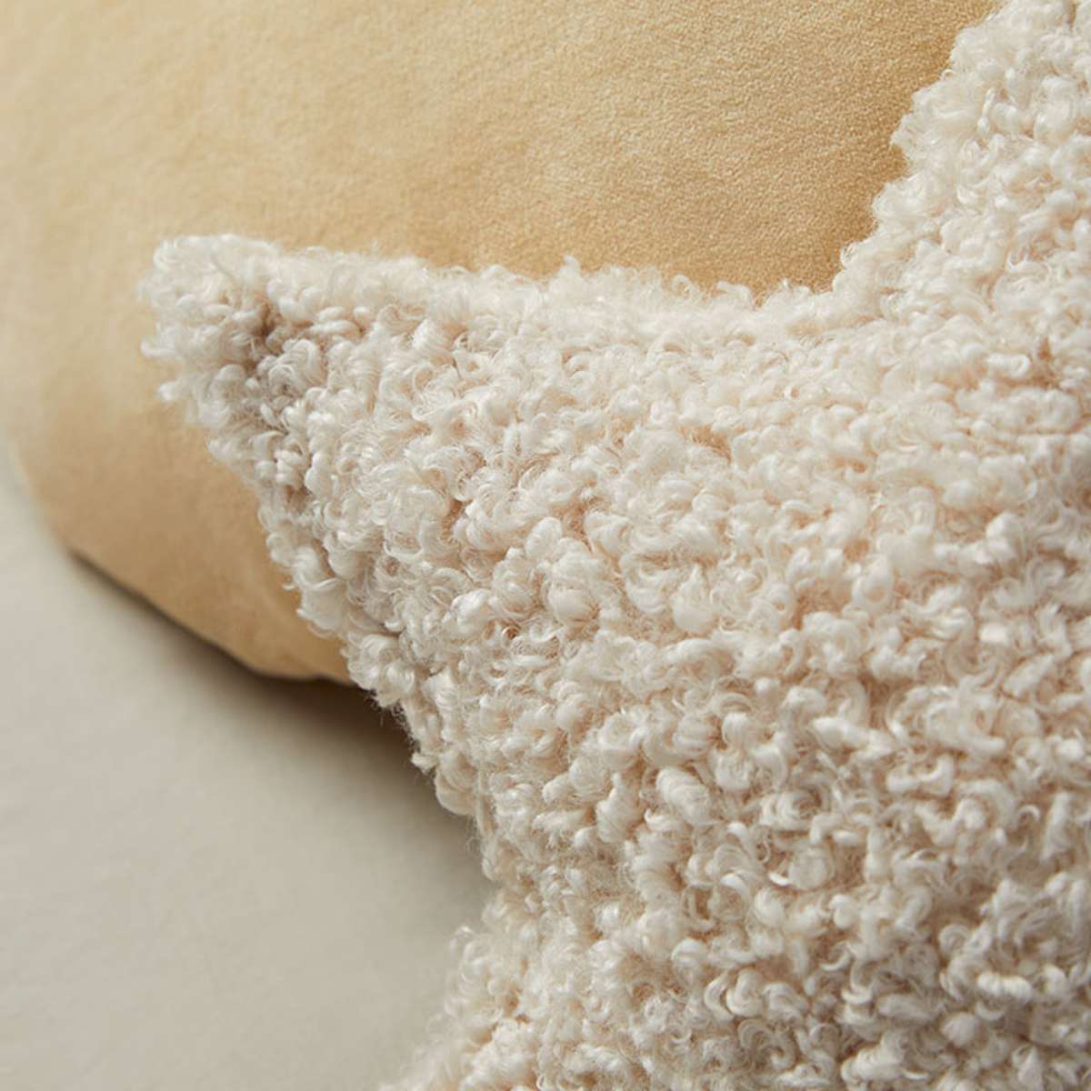 Sherpa Star Cushion - Mocka New Zealand