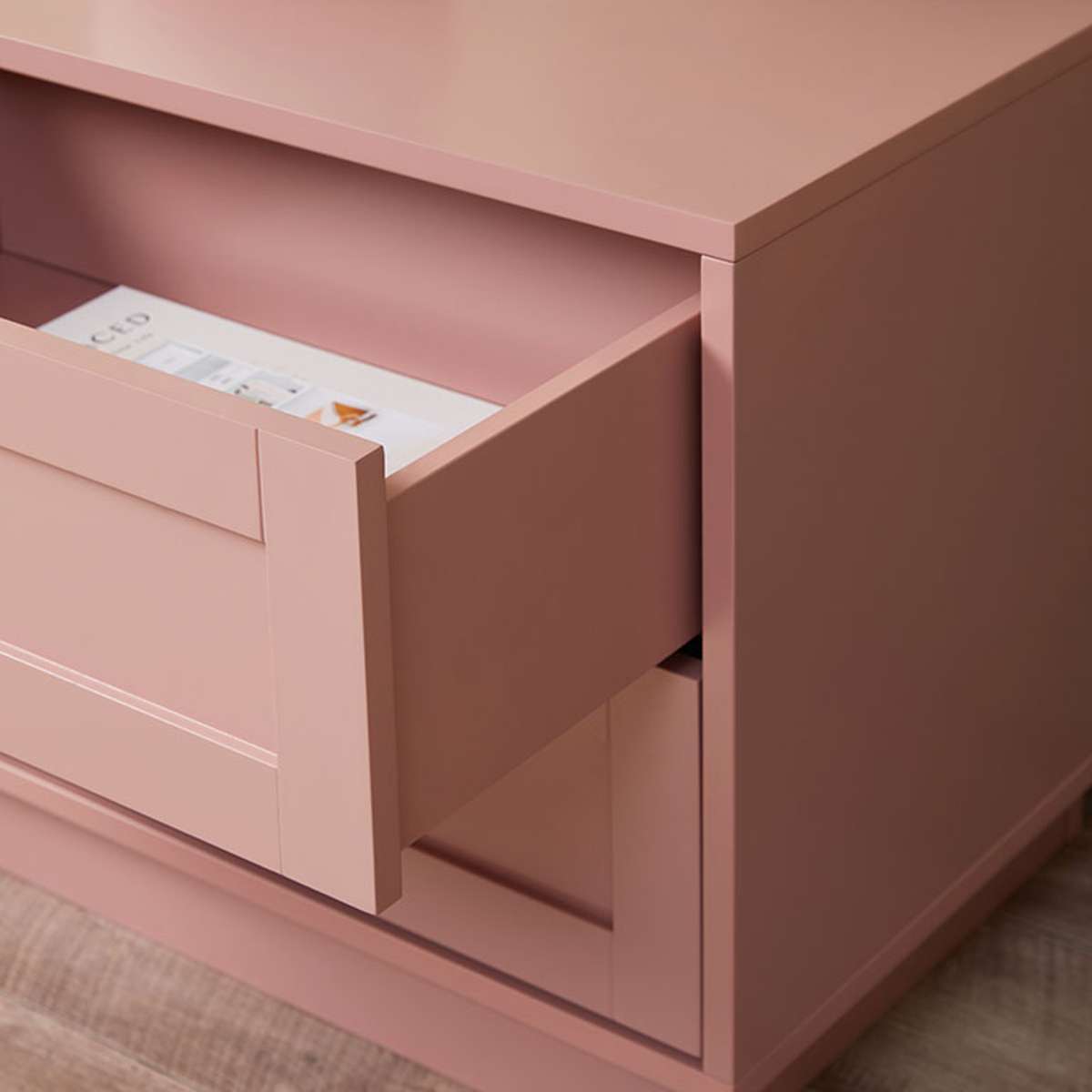 Eros Bedside Table - Pink - Mocka New Zealand