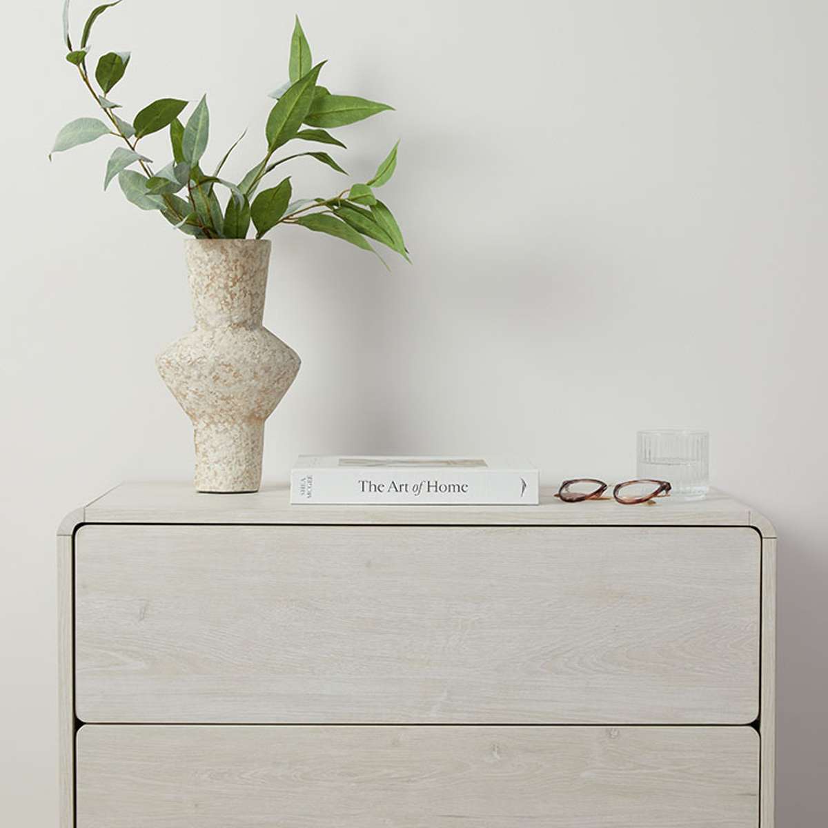Owen Three Drawer - Cream - Mocka New Zealand