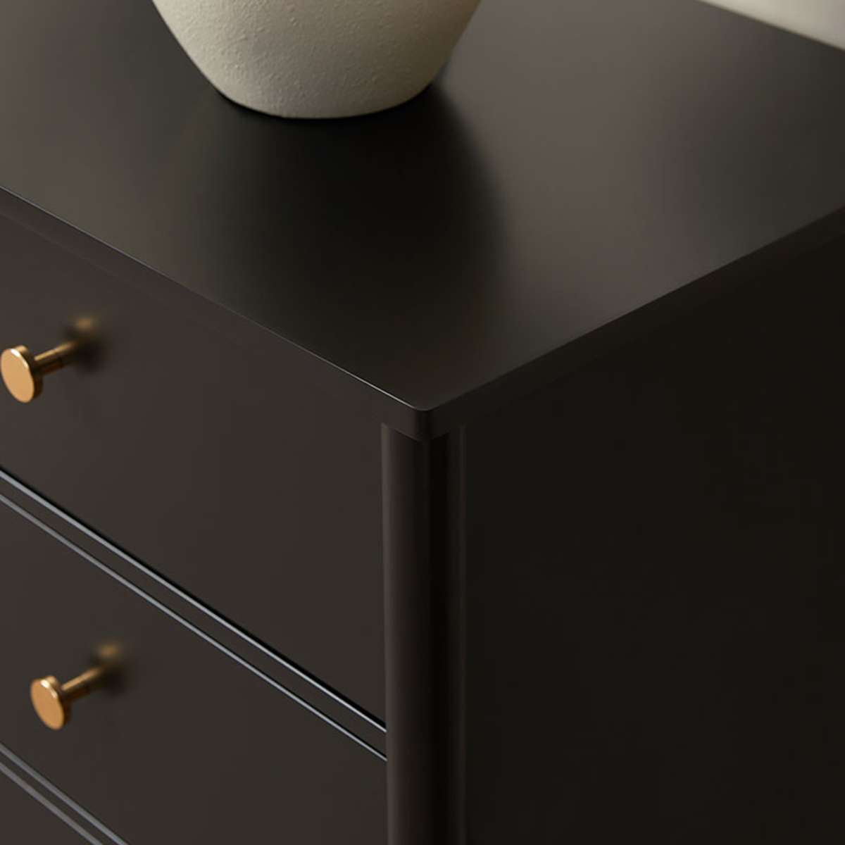 Delaney Six Drawer - Black - Mocka New Zealand