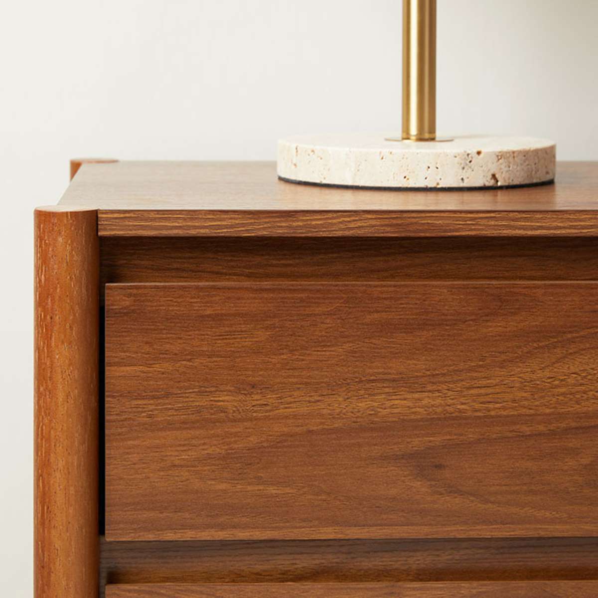 Blair Bedside Table - Walnut - Mocka New Zealand