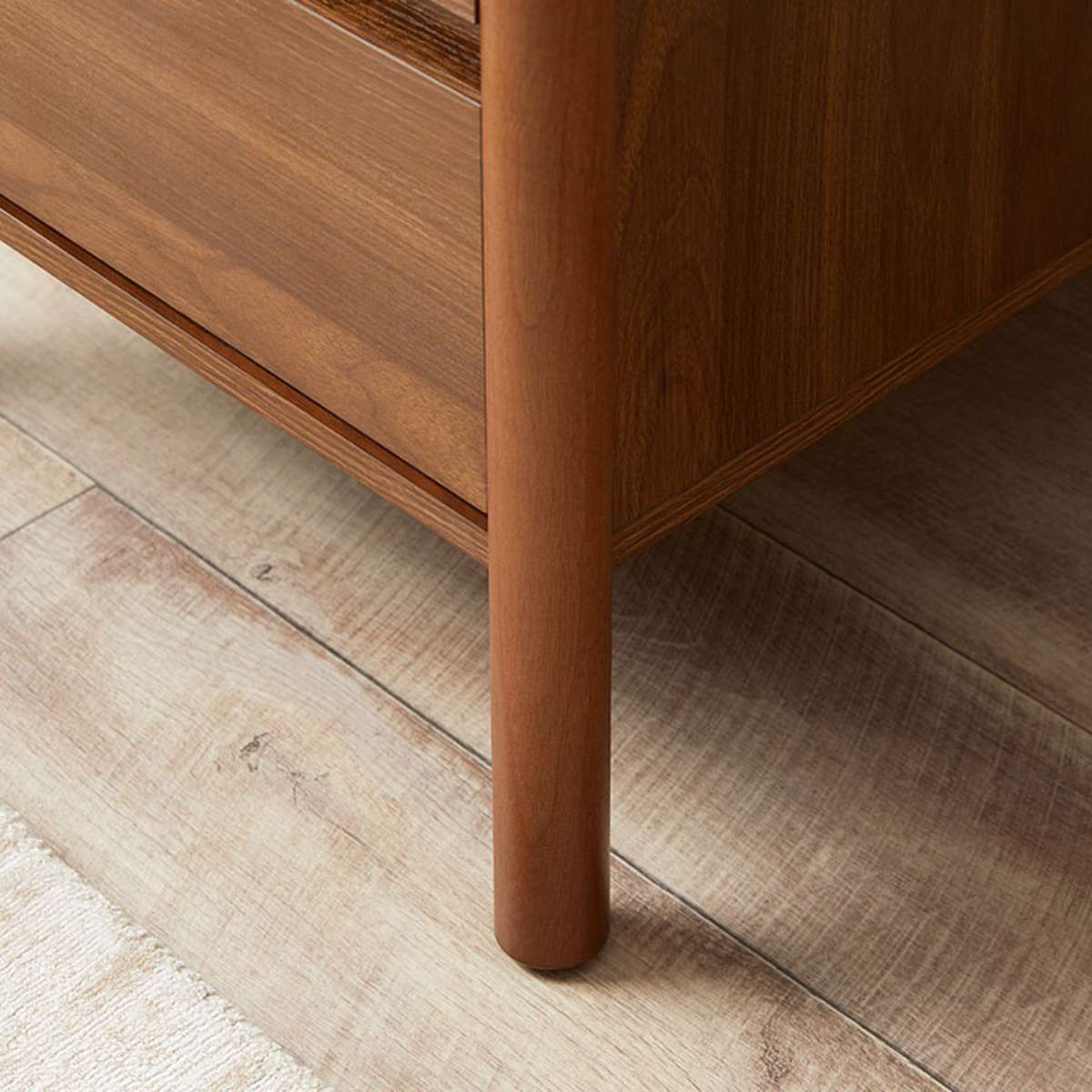 Blair Bedside Table - Walnut - Mocka New Zealand