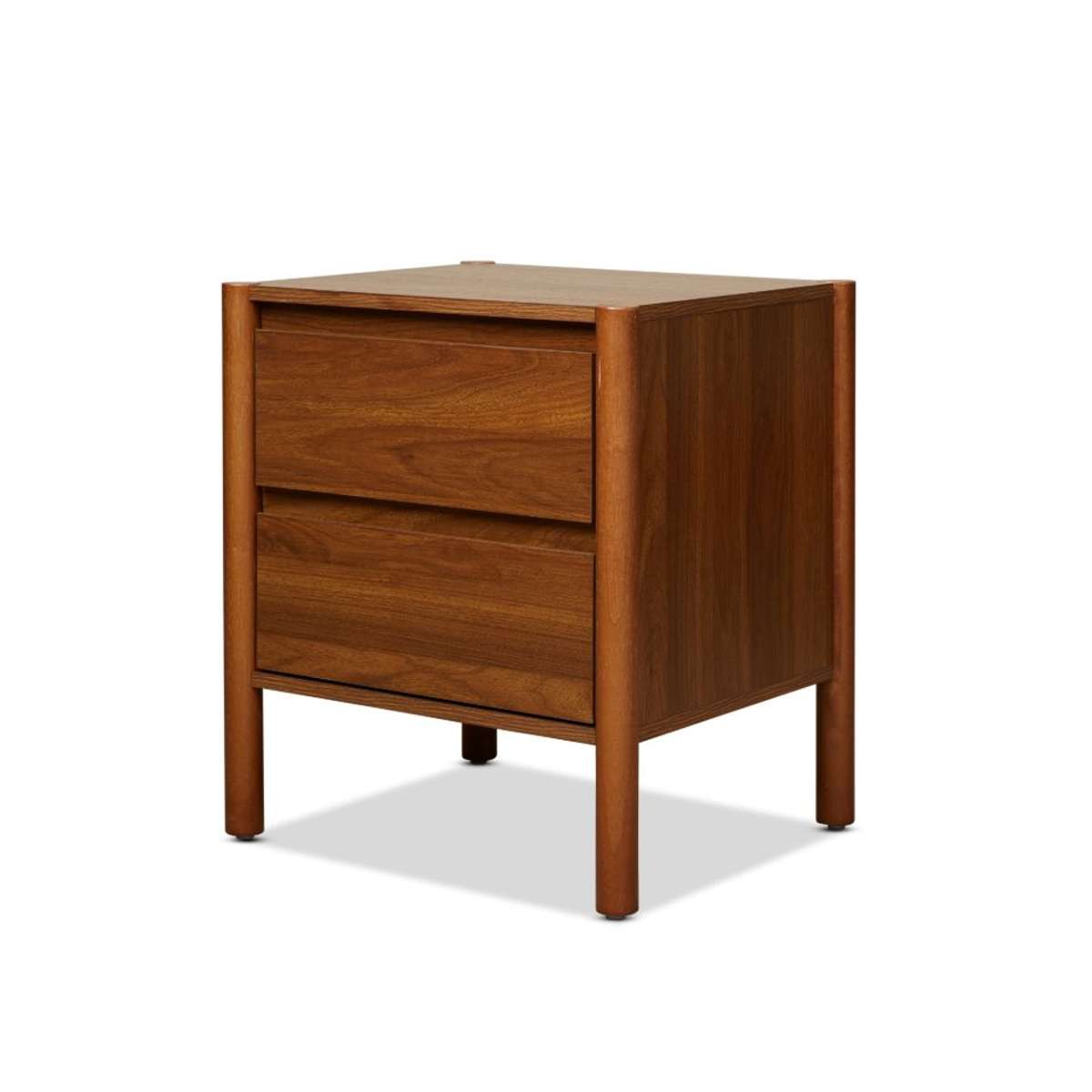 Blair Bedside Table - Walnut - Mocka New Zealand