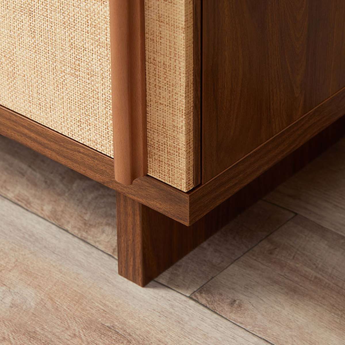 Minato Textured Six Drawer - Walnut - Mocka New Zealand