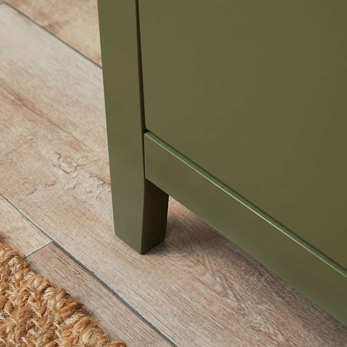 Hastings Six Drawer - Olive Green/Natural - Mocka New Zealand