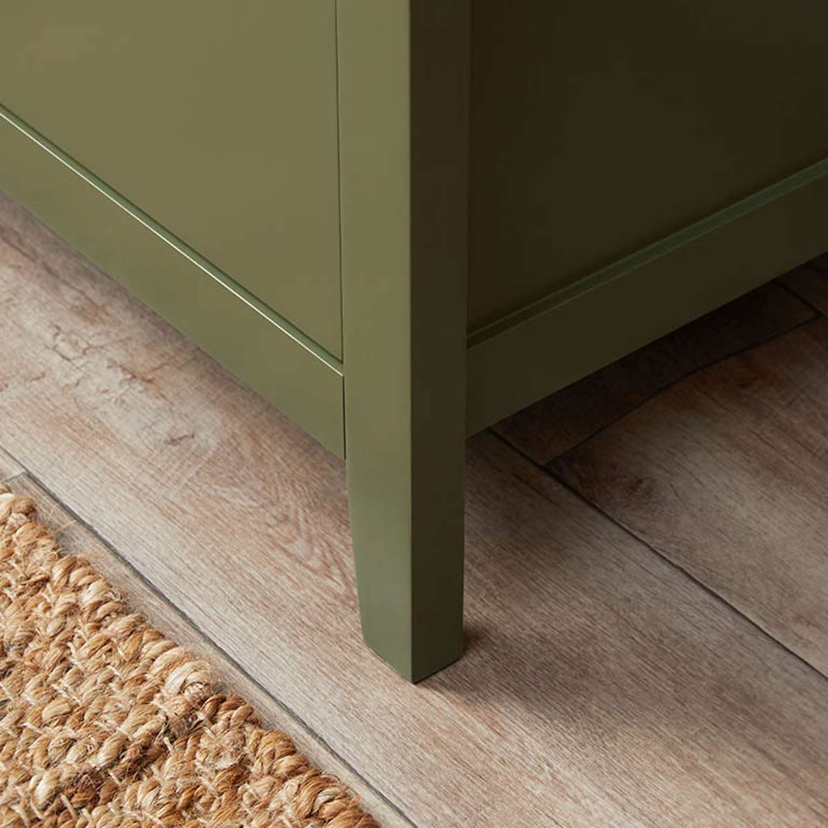 Hastings Six Drawer - Olive Green/Natural - Mocka New Zealand