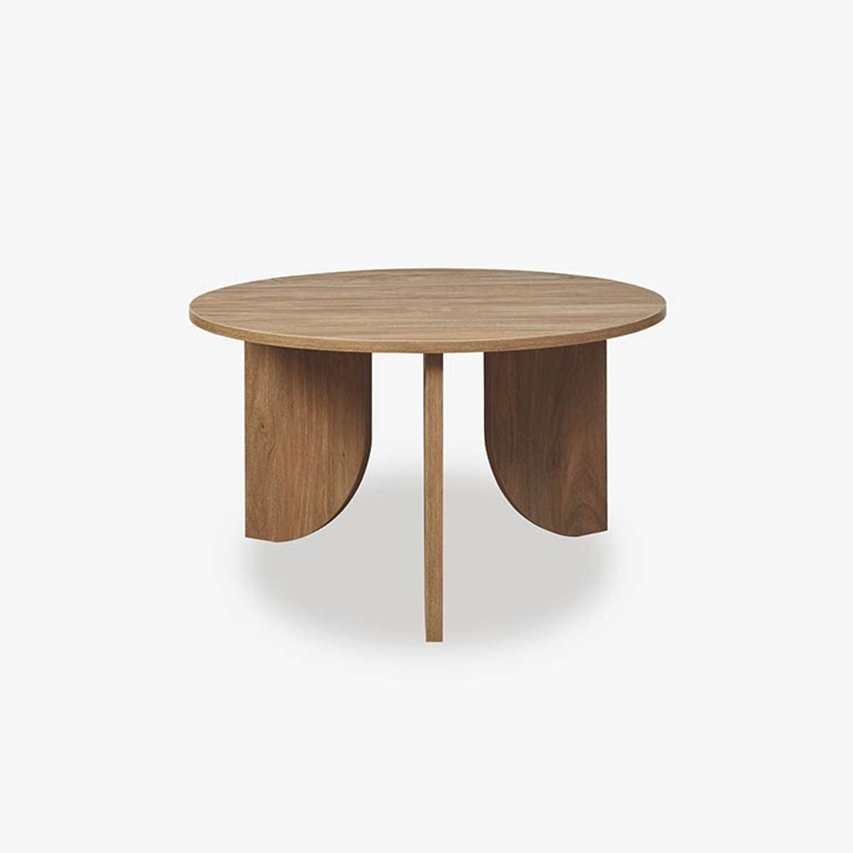 Tove Curved Leg Coffee Table - Pecan - Mocka New Zealand