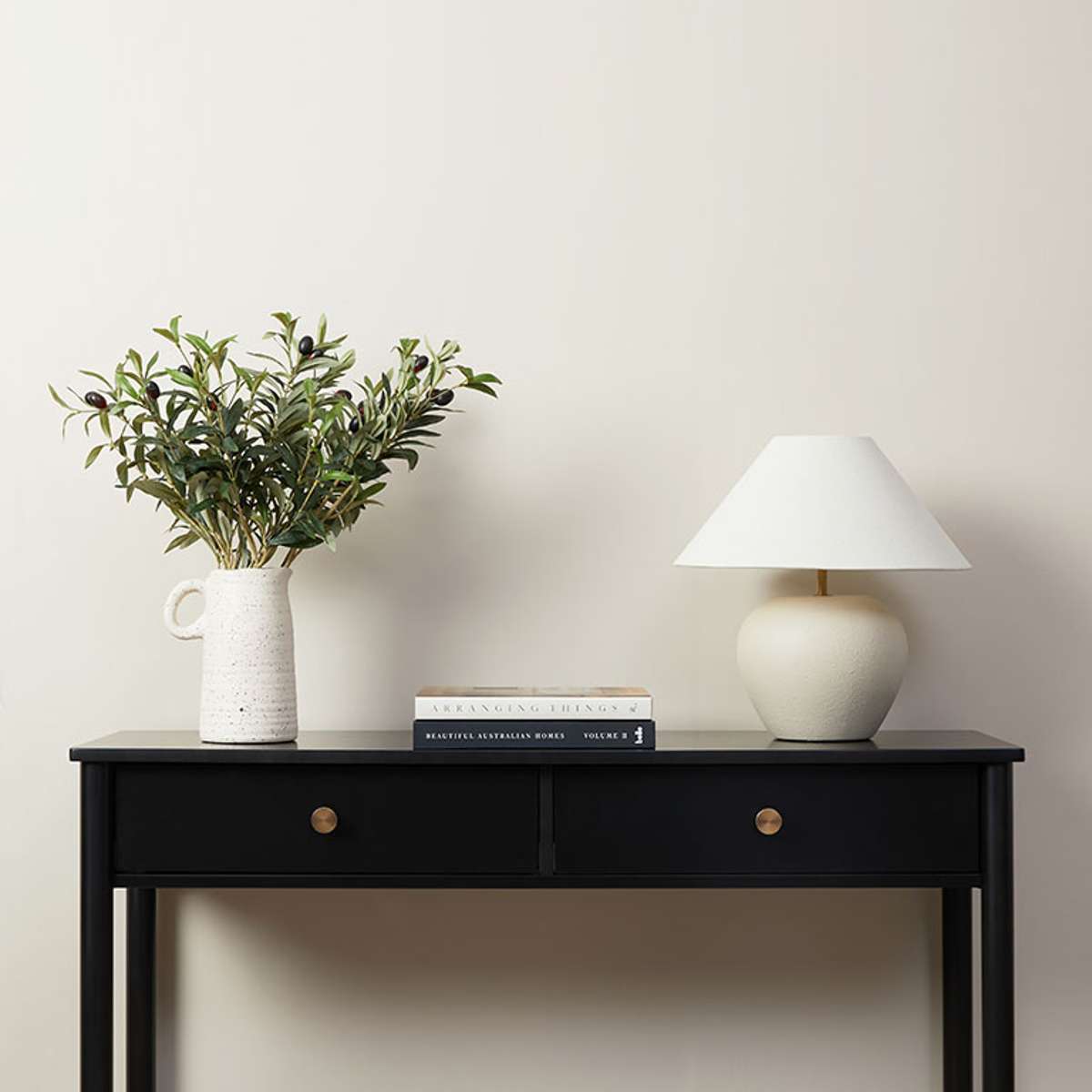 Delaney Console Table - Black - Mocka New Zealand
