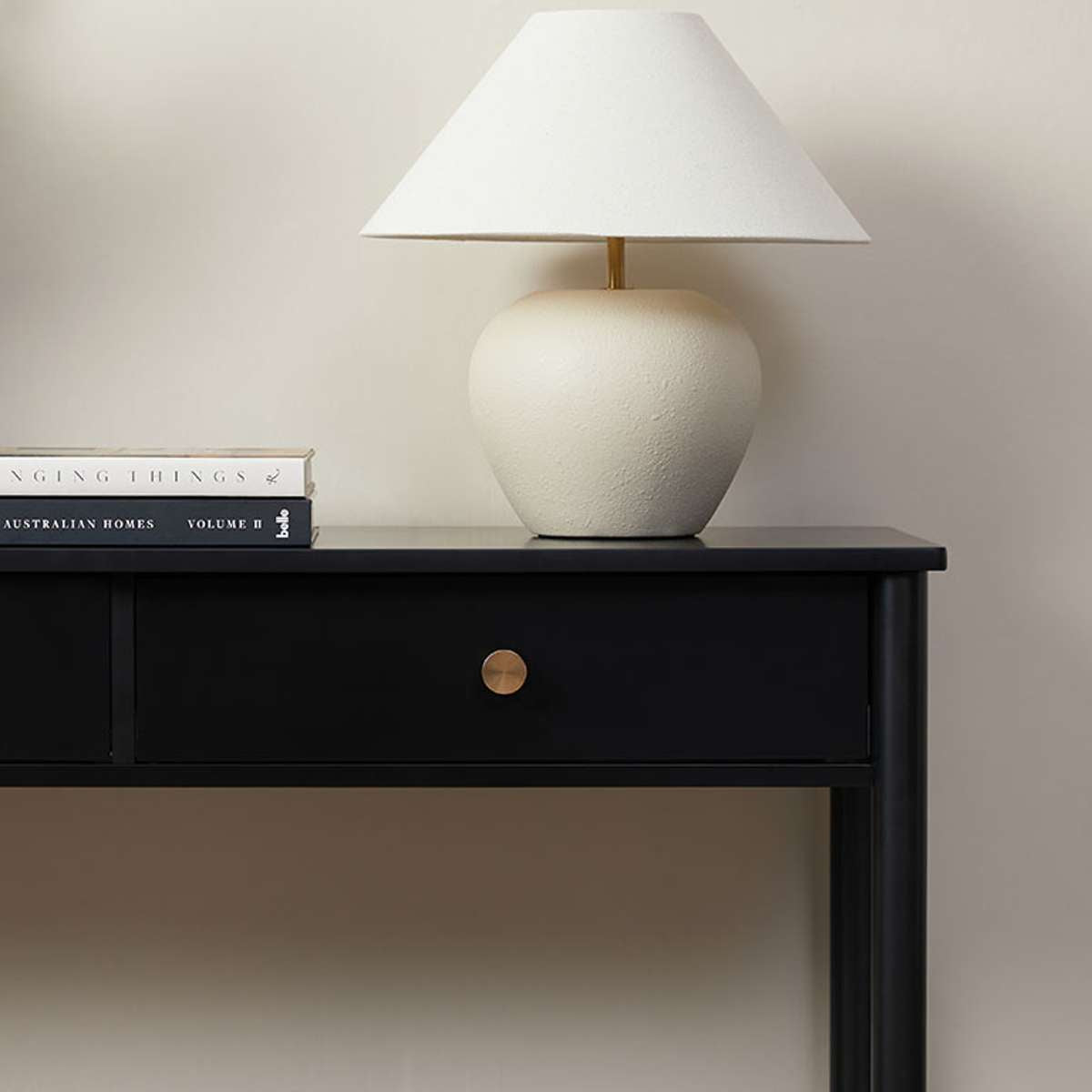 Delaney Console Table - Black - Mocka New Zealand