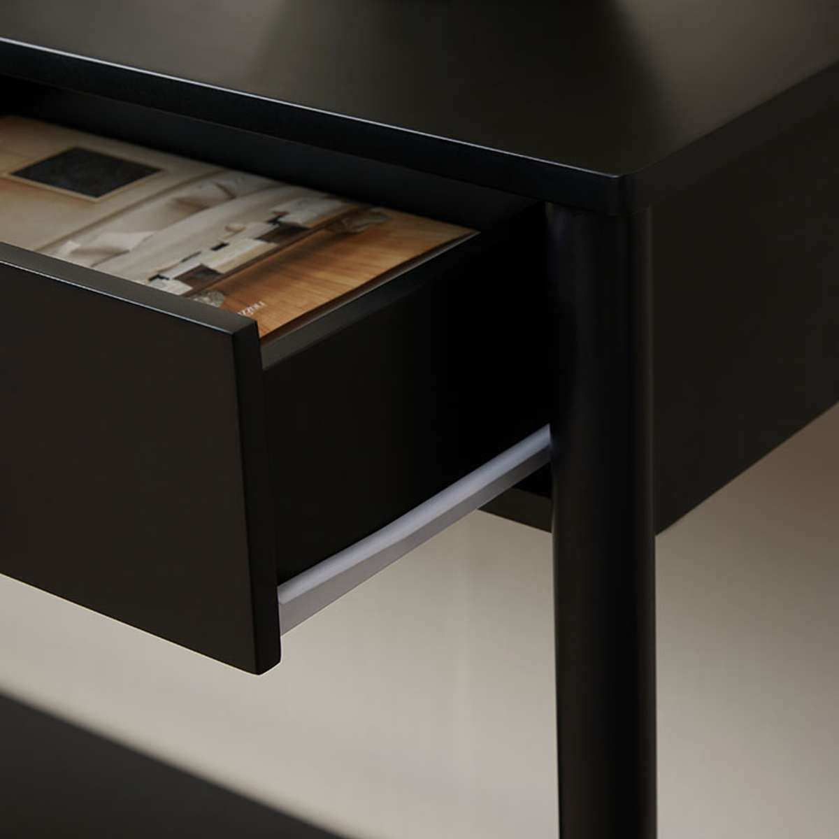 Delaney Console Table - Black - Mocka New Zealand