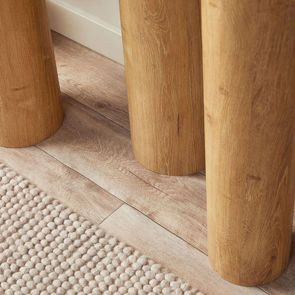 Otis Chunky Leg Console Table - Natural - Mocka New Zealand