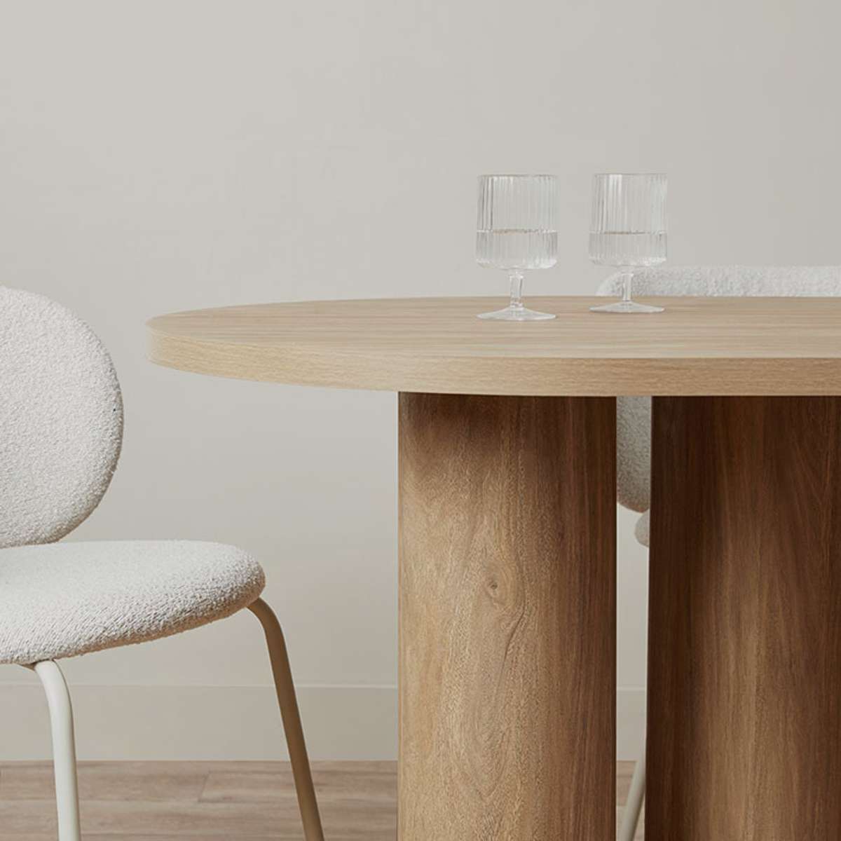 Otis Six Seater Dining Table - Pecan - Mocka New Zealand