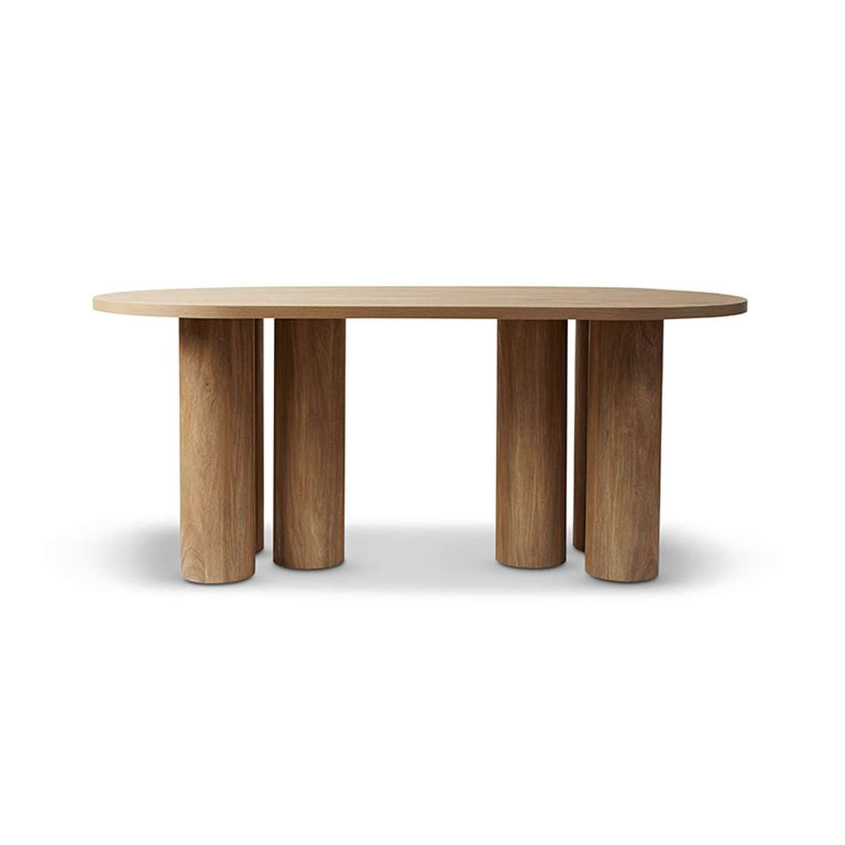 Otis Six Seater Dining Table - Pecan - Mocka New Zealand
