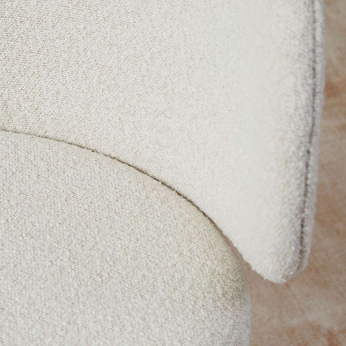 Willa Curved Dining Chair - Set of Two - Cream - Mocka New Zealand