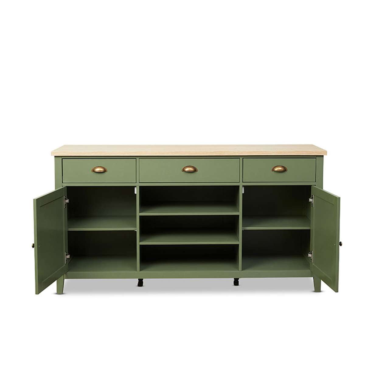 Hastings Buffet - Olive Green/Natural - Mocka New Zealand