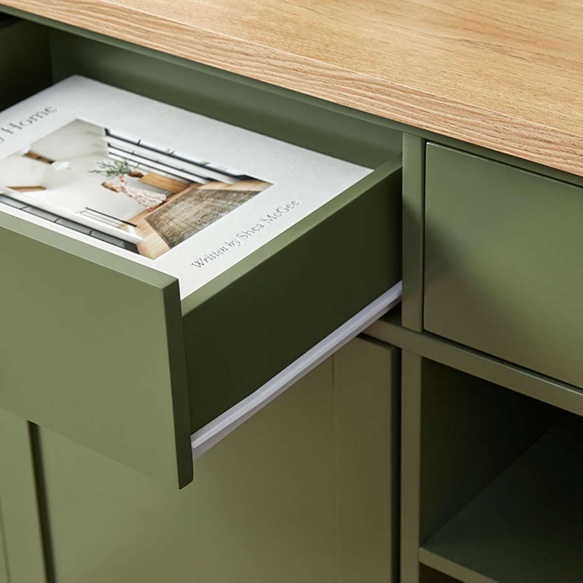 Hastings Buffet - Olive Green/Natural - Mocka New Zealand