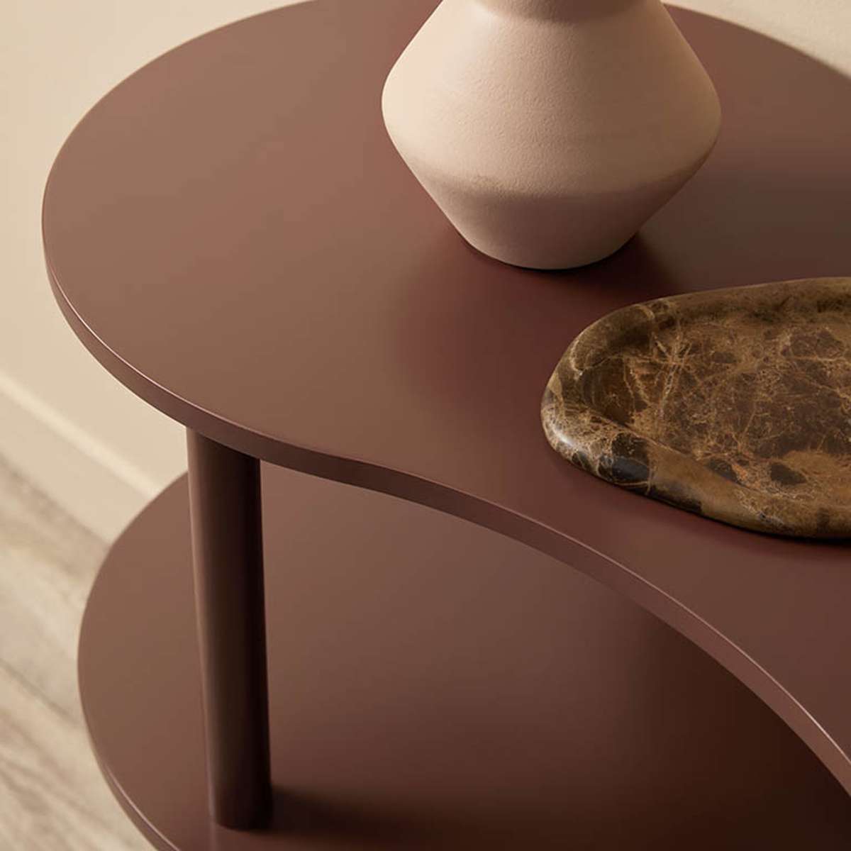 Wavey Low Three Shelf - Chocolate - Mocka New Zealand