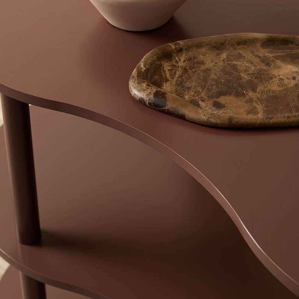 Wavey Low Three Shelf - Chocolate - Mocka New Zealand