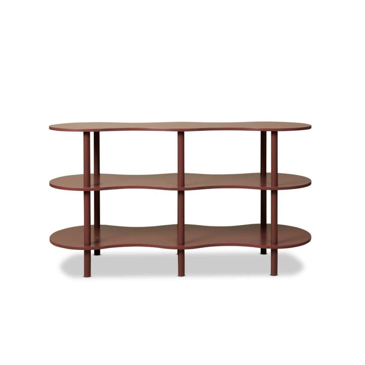 Wavey Low Three Shelf - Chocolate - Mocka New Zealand