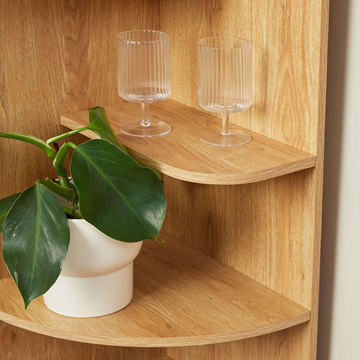 Arched Corner Shelves - Mocka New Zealand