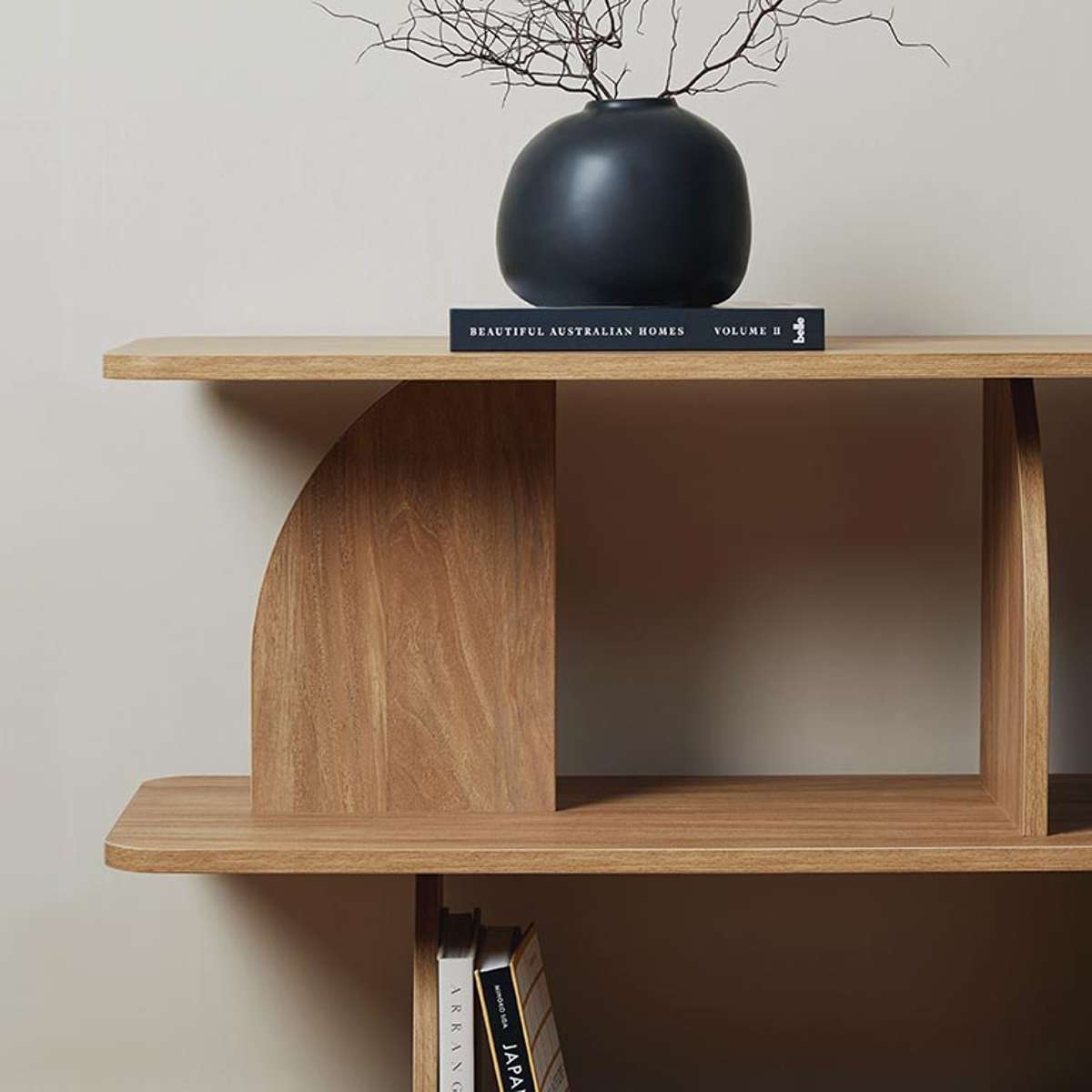 Tove Low Shelf - Pecan - Mocka New Zealand