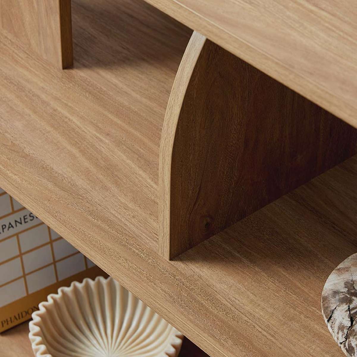 Tove Low Shelf - Pecan - Mocka New Zealand