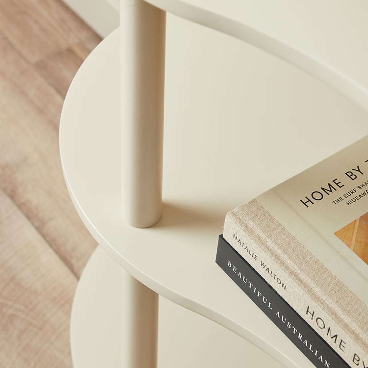 Wavey Low Three Shelf - Beige - Mocka New Zealand