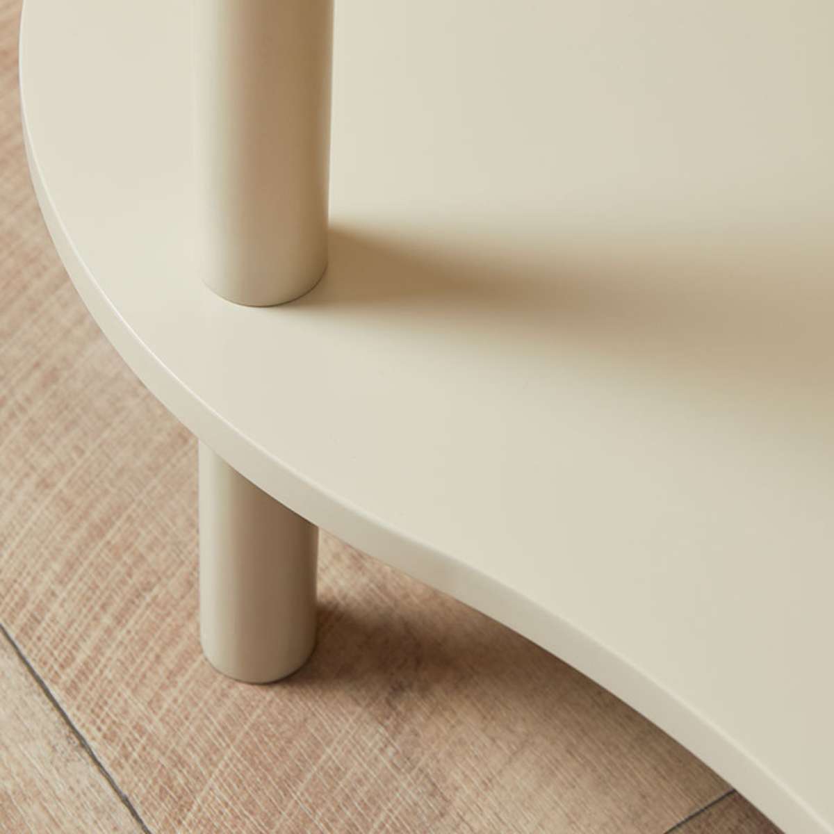 Wavey Low Three Shelf - Beige - Mocka New Zealand