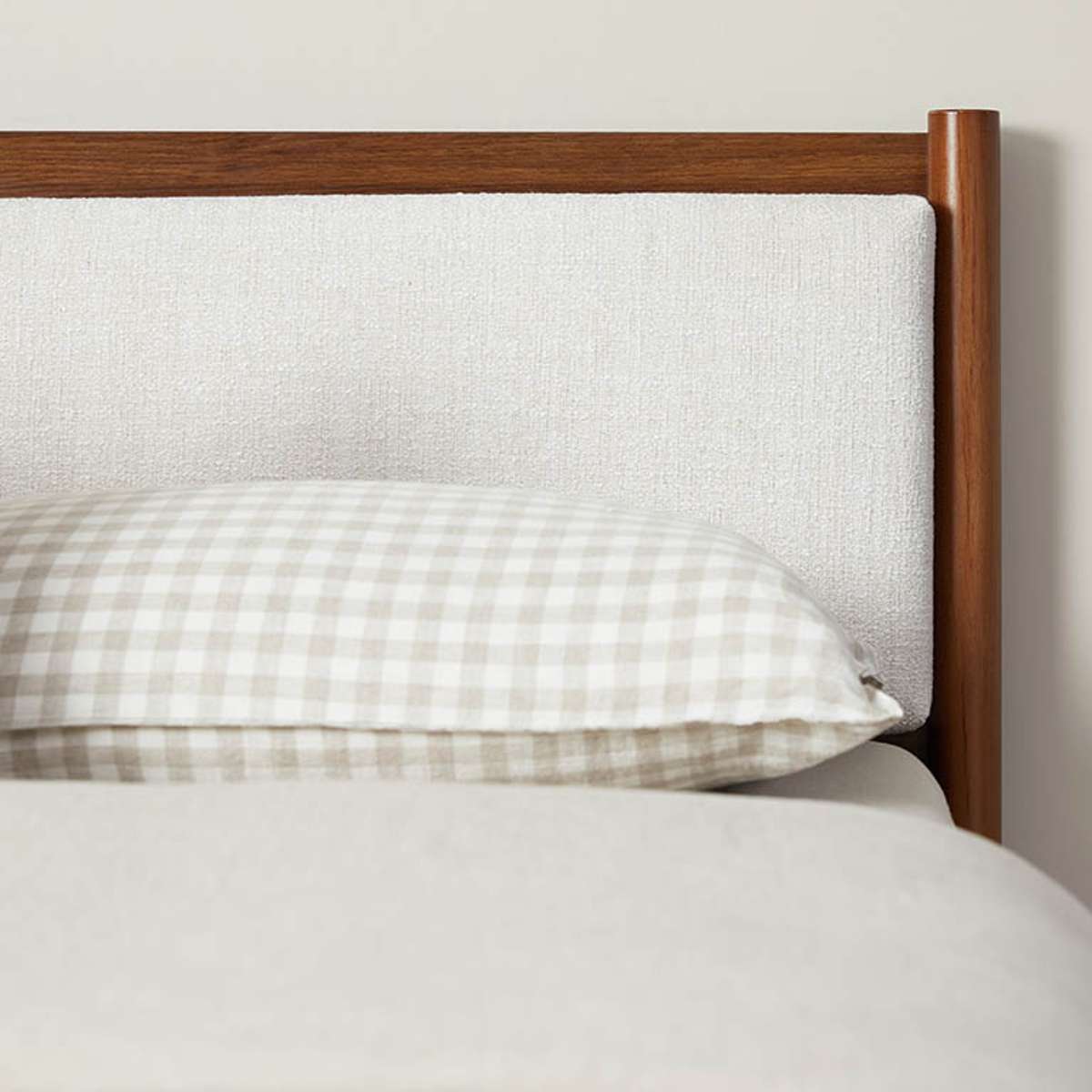 Blair Queen Bed - Walnut - Mocka New Zealand